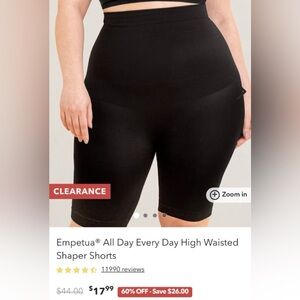 NWT High Waisted Shaper Shorts XL-XXL